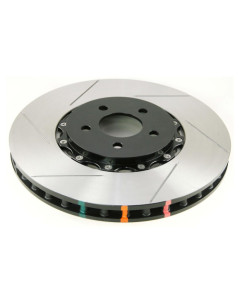 DBA 05-10 Ford Mustang GT V8 Shelby Edition Front Slotted 5000 Series 2 Piece Rotor w/ Black Hat