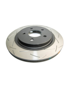 DBA 05-13 Ford Mustang GT/V6 Rear Slotted 4000 Series Rotor