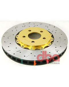 DBA 05-10 Mustang GT V8 Shelby Edition Front Drilled & Slotted 5000 Series 2 Piece Rotor Assembled w