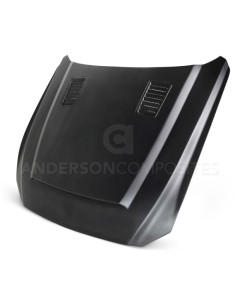 Anderson Composites 15-17 Mustang (Excl. GT350/GT350R) Super Snake Style Hood Fiberglass