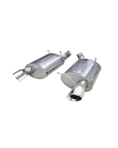 Corsa 11-12 Mustang GT500 5.4L V8 Polished Sport Axle-Back Exhaust