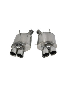Corsa 13-14 Mustang GT500 5.8L V8 Polished Sport Axle-Back Exhaust