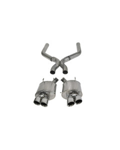 Corsa 2013-2014 Ford Mustang GT500 5.8L V8 Polished Sport Axle-Back + XO Exhaust