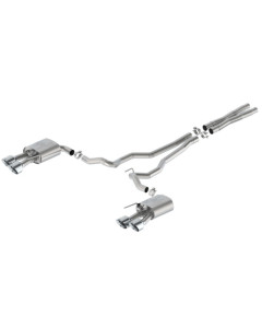Ford Performance 24 Mustang 5.0L Sport Cat-Back Exhaust W/Valance - Chrome Tips