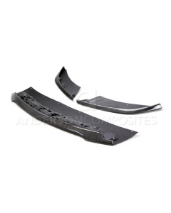 Anderson Composites 2015-2017 Ford Mustang Shelby GT350 Carbon Fiber Front Splitter (3 PC)