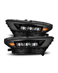AlphaRex 15-17 Mustang NOVA LED Proj HL Alpha-Black w/Activ Light/Seq. Signal + Switchback DRL