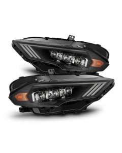 AlphaRex 18-23 Mustang NOVA-Series LED Projector Headlights Black