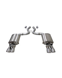 Corsa 18-2023 Ford Mustang GT Fastback 5.0L 3in Sport Axle-Back Exhaust w/ 4in Polished Tips