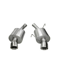 Corsa 05-10 Mustang GT500 5.4L V8 Polished Sport Axle-Back Exhaust