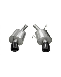 Corsa 05-10 Mustang GT500 5.4L V8 Black Sport Axle-Back Exhaust