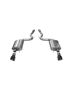 Corsa 15-17 Mustang GT 5.0 3in Axle-Back Exhaust Black Dual Tips (Touring)