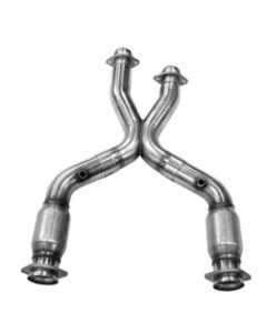 Kooks 99-04 Ford Mustang GT / Cobra 3in In x 2 1/2in OEM Out Cat SS X Pipe Kooks HDR Req