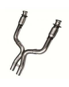 Kooks 11-14 Ford GT500 5.4L / 5.8L 4V 3in x 2 3/4in OEM Cat SS X-Pipe Kooks HDR Req