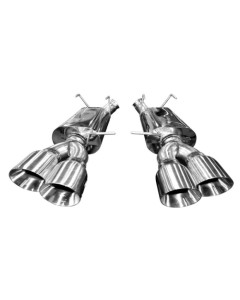 Kooks 13-14 Ford Mustang GT500 5.8L 4V 2 3/4in x 3in OEM Axle-Back Exhaust (Chrome Tips)