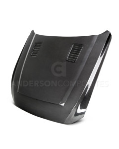 Anderson Composites 15-17 Ford Mustang (Excl. GT350/GT350R) Super Snake Double Sided Hood