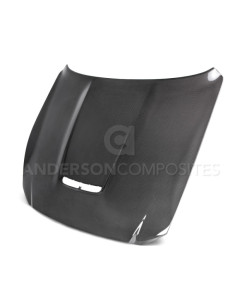 Anderson Composites 2015-2017 Ford Mustang Shelby GT350 Double Sided Carbon Fiber Hood