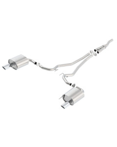 Borla S Type Cat-Back 15-23 Mustang 2.3L EcoBoost MT/AT 2.25in pipe 4in tip