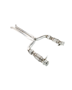 Kooks 2015+ Ford Mustang GT350 5.2L 3in x 2-3/4in Cat SS X-Pipe Kooks HDR Req