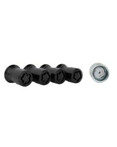 Ford Performance M14 x 1.5 Black Security Lug Nut Kit - Set of 4