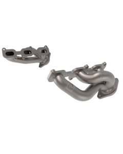 aFe Twisted Steel Shorty Header 11-17 Ford Mustang V6-3.7L - Titanium Coat Finish