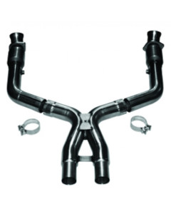 Kooks 11-14 Ford Mustang GT 5.0L 4V 3in x 2 3/4in OEM Cat X Pipe Kooks HDR Req