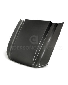 Anderson Composites 10-12 Ford Mustang Type-CJ 3in Carbon Fiber Cowl Hood