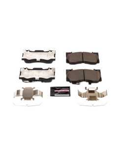 PowerStop Z23 Evolution Sport Carbon-Fiber Ceramic Brake Pads; Front Pair (15-23 Mustang GT w/o Performance Pack, EcoBoost w/ Performance Pack)