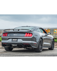 Borla 18-23 Mustang GT 5.0L 2.5in S-Type Exhaust w/o Valves (Rear Section Only) - Black Chrome