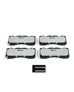 PowerStop Z26 Street Performance Carbon-Fiber Ceramic Brake Pads; Front Pair (15-23 Mustang GT w/ Performance Pack)