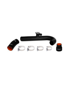 Mishimoto 15-23 Ford Mustang EcoBoost 2.3L Intercooler Hot Side Wrinkle Black Pipe and Boot Kit