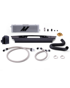 Mishimoto 15-17 Ford Mustang GT Right-Hand Drive Thermostatic Oil Cooler Kit - Silver