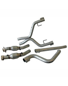 BBK 05-09 Mustang 4.0 V6 True Dual Cat-Back Exhaust Conversion Kit With X pipe