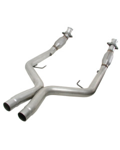 BBK 05-10 Mustang 4.6 GT High Flow X Pipe With Catalytic Converters - 2-3/4