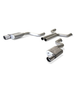 BBK 2015-16 Mustang GT Varitune Complete Cat-Back Exhaust System (Includes Resonator Delete X-Pipe)
