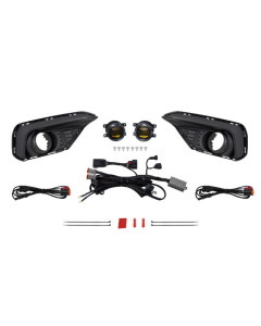 Diode Dynamics 24 Ford Mustang EcoBoost Elite Series Add-On Fog Lamp Kit Yellow