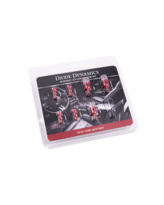 Diode Dynamics 18-19 Mustang Stage 1 Mustang Interior LED Light Kit - Red