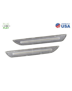 Diode Dynamics 15-23 EU/AU Ford Mustang LED Sidemarkers Clear (Pair)