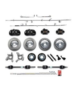 Ford Performance 15-23 Mustang GT/ 2.3L EcoBoost GT350R Brake Upgrade Kit - Black