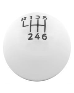 Ford Performance 15-26 Mustang EcoBoost / GT w/ 6-Speed Manual Transmission Bullitt White Shift Knob