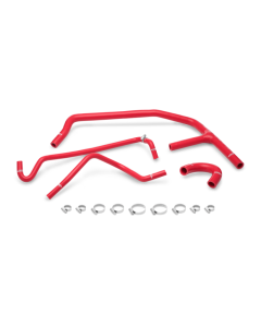 Mishimoto 15-23 Ford Mustang EcoBoost Red Silicone Ancillary Hose Kit
