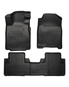 Husky Liners 10-12 Ford Mustang WeatherBeater Combo Black Floor Liners