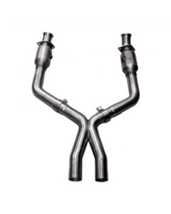 Kooks 05-10 Ford Mustang GT 4.6L 3V Auto/Manual 2 1/2in x 2 1/2in OEM Cat X Pipe Kooks HDR Req