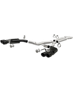 MagnaFlow SYS Cat-Back 18-23 Mustang GT 5.0L Competition Dual Exit Black 4in Tips