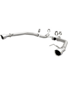 MagnaFlow 15-23  Mustang V6 3.7L Race Series Axle-Back w/ Dual Polished Tips
