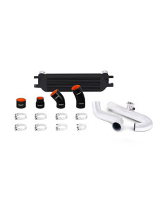 Mishimoto 15-23 Mustang EcoBoost Performance Intercooler Kit - Black Core Polished Pipes