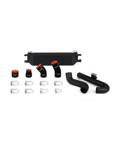 Mishimoto 15-23 Mustang EcoBoost Performance Intercooler Kit - Black Core Wrinkle Black Pipes