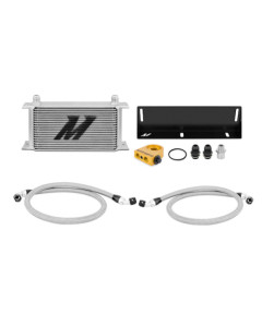 Mishimoto 79-93 Ford Mustang 5.0L Thermostatic Oil Cooler Kit - Silver