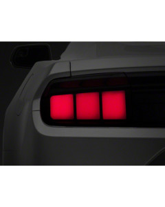 Raxiom 15-23 Ford Mustang Profile LED Tail Lights Gloss Blk Housing- Red Lens