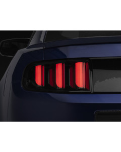 Raxiom 13-14 Ford Mustang Vector V2 Tail Lights- Black Housing (Clear Lens)
