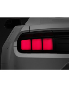 Raxiom 15-22 Ford Mustang Profile LED Tail Lights - Gloss Black Housing (Smoked Lens)